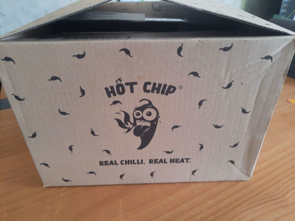 zásilka z hot chip